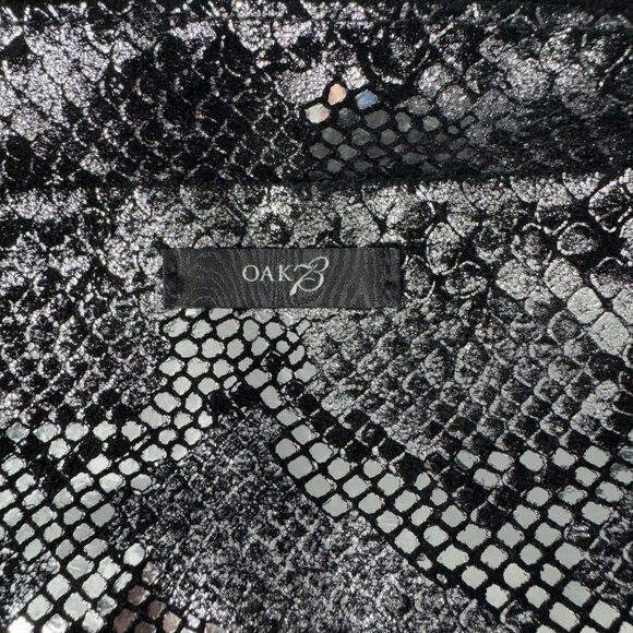 Oak 73 Suede Snake Silver Tote - Picture 10 of 13